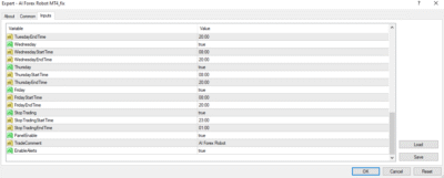 AI Forex Robot V 5.2 EA MT4 