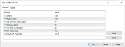 Gold Hunter V8 1.00 EA